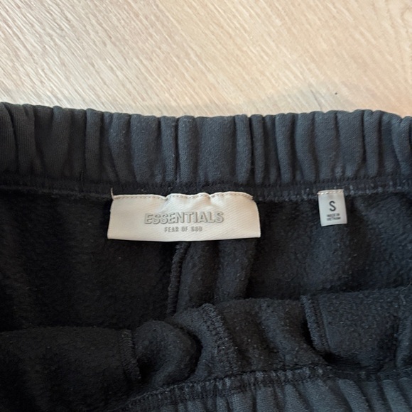 Essentials Jet Black Athletic Men's Shorts - Picture 4 of 4